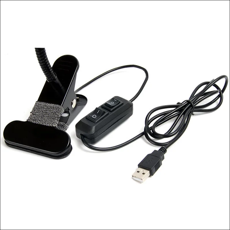 5 Вт Гибкий usb-клиппер регулируемый многоугольный светодиодный светильник для