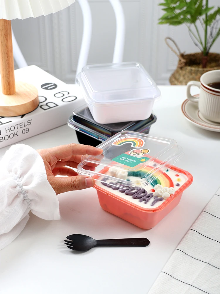 StoBag 50pcs Mousse Cake Packaging Transparent Boxes Birthday Party & Event Handmade Baking Decoration Macaron Bakery Favors
StoBag 50pcs Mousse Cake Packaging Transparent Boxes Birthday Party & Event Handmade Baking Decoration Macaron Bakery Favors