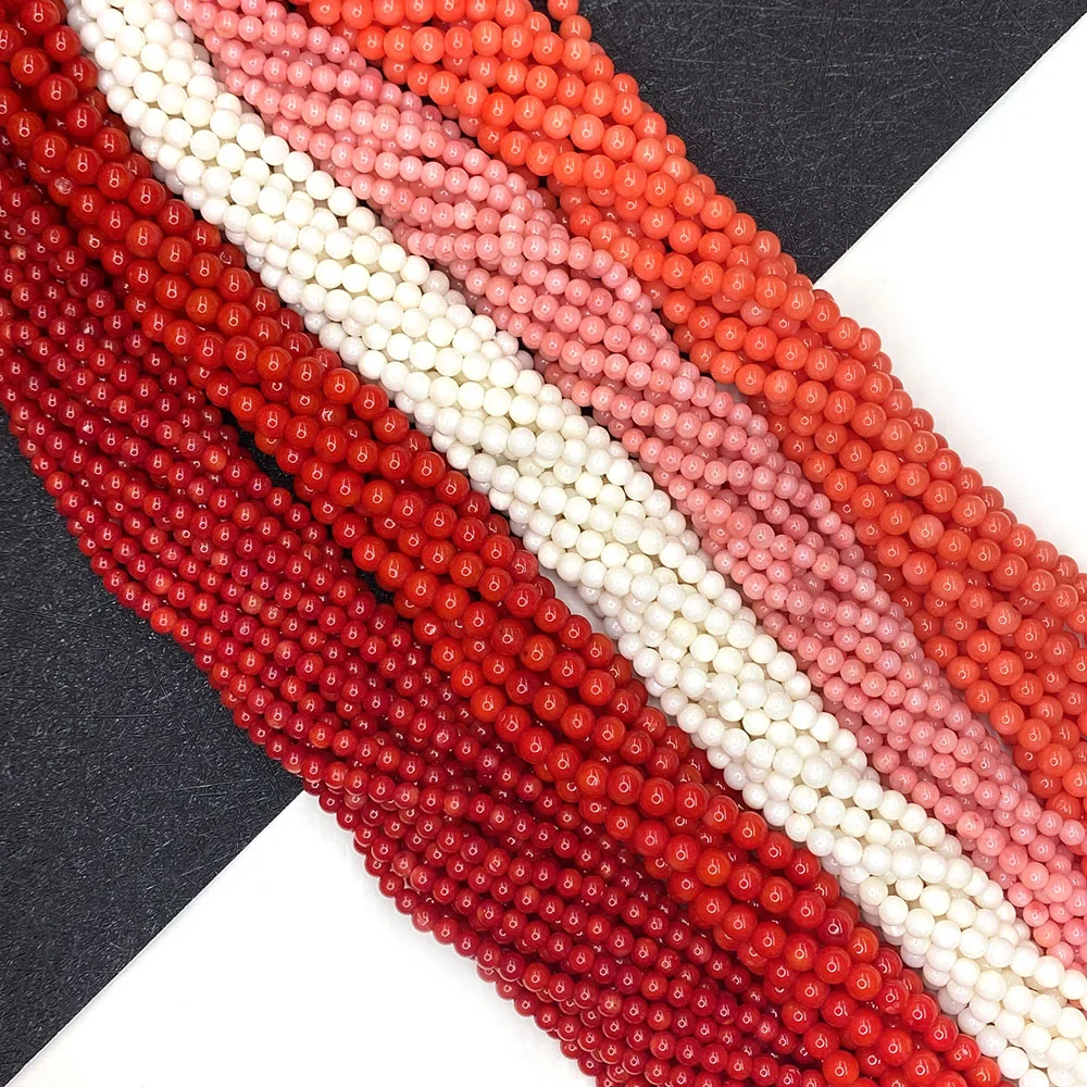 2-8mm Natural Sea Bamboo Red Coral Beads Grade A Coral Round Beads For Jewelry Making DIY Necklace Bracelet earring Accessories
2-8mm Natural Sea Bamboo Red Coral Beads Grade A Coral Round Beads For Jewelry Making DIY Necklace Bracelet earring Accessories
