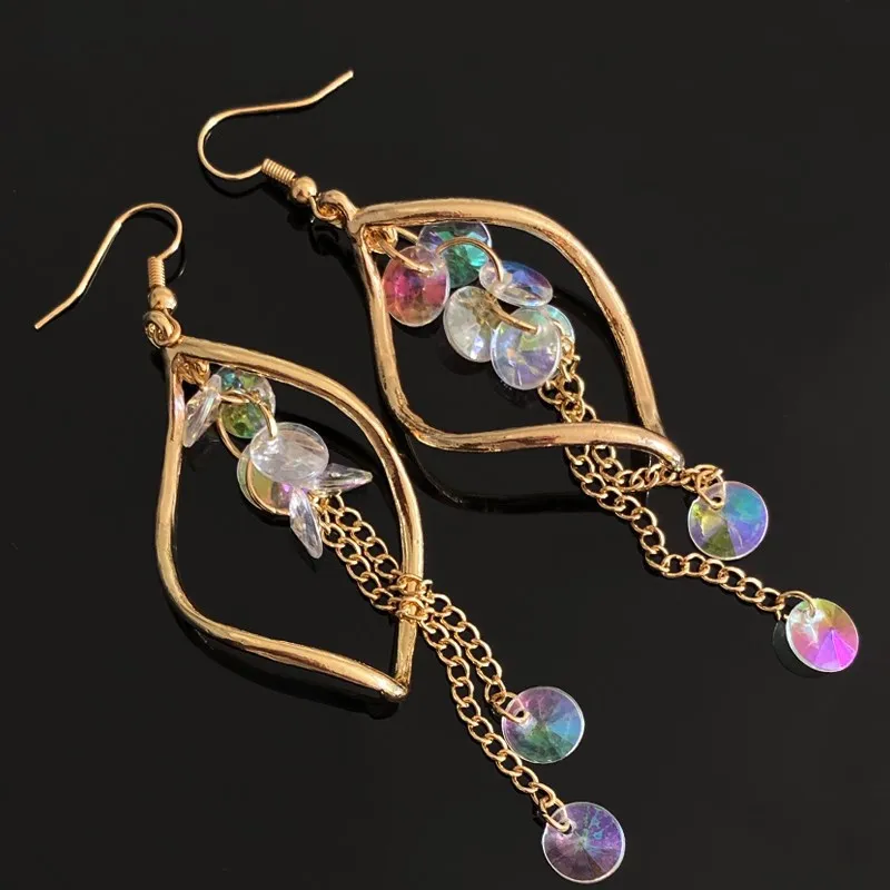 Exaggerated big earring personality Tassel Geometric Earrings exquisite Vintage Hanging earrings Women jewelry
Exaggerated big earring personality Tassel Geometric Earrings exquisite Vintage Hanging earrings Women jewelry