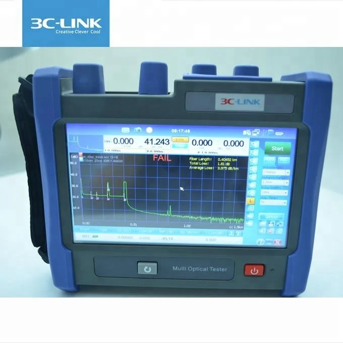 OT300X series Optical Time Domain Reflectometer optical fiber test kit with opm and vfl
OT300X series Optical Time Domain Reflectometer optical fiber test kit with opm and vfl