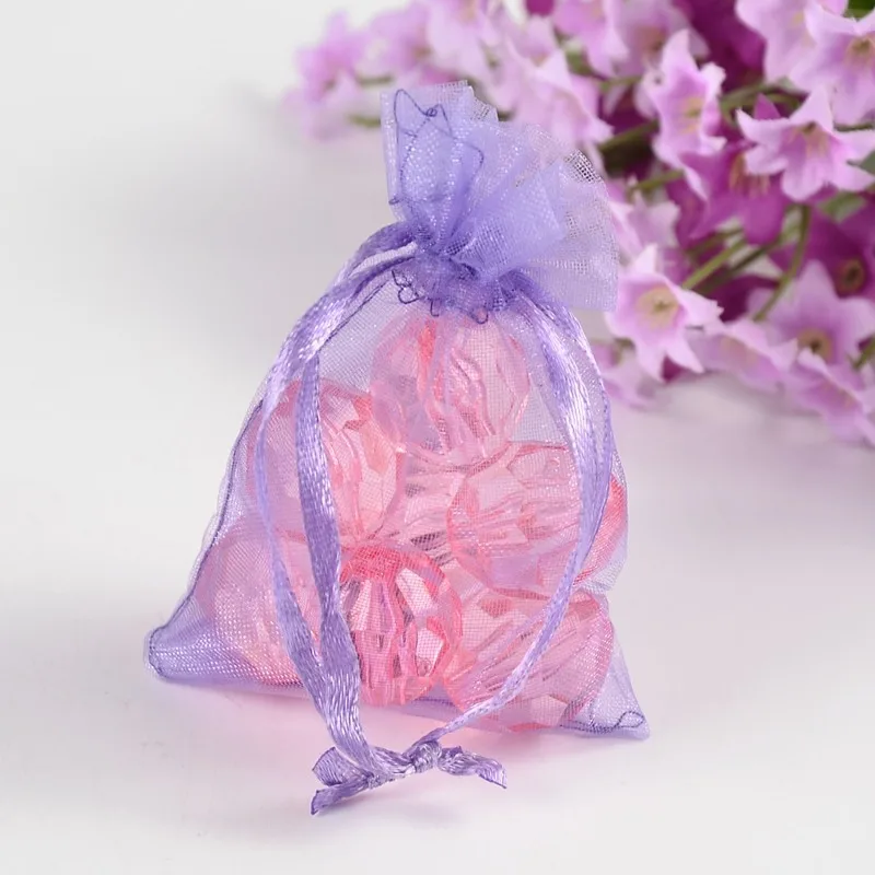 20 pc Purple Color Rectangle Organza Bags about 7cm wide 9cm long 
20 pc Purple Color Rectangle Organza Bags about 7cm wide 9cm long