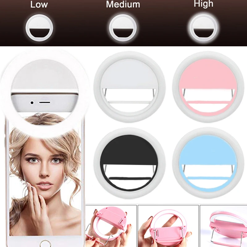 Mobile phone Selfie Ring Light LED photographic Lighting for Xiaomi iPhone Sumsang Smartphone
Mobile phone Selfie Ring Light LED photographic Lighting for Xiaomi iPhone Sumsang Smartphone