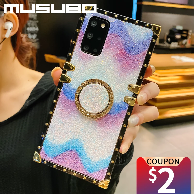Luxury Bling Glitter Case for Samsung S20 Plus S21 Note 20 Ultra 10 9 S10 a71 A51 A21S A12 A72 A52 A22 A32 5G Square Color Cover
Luxury Bling Glitter Case for Samsung S20 Plus S21 Note 20 Ultra 10 9 S10 a71 A51 A21S A12 A72 A52 A22 A32 5G Square Color Cover