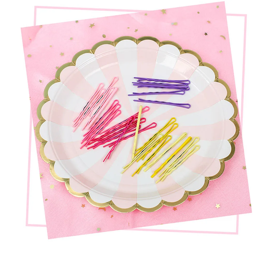 50pcs/set Candy Color Children Wave Hairpins Metal Cute Girls Fashion Wild Barrettes Side Clips Headwear Hair Styling Tool
50pcs/set Candy Color Children Wave Hairpins Metal Cute Girls Fashion Wild Barrettes Side Clips Headwear Hair Styling Tool