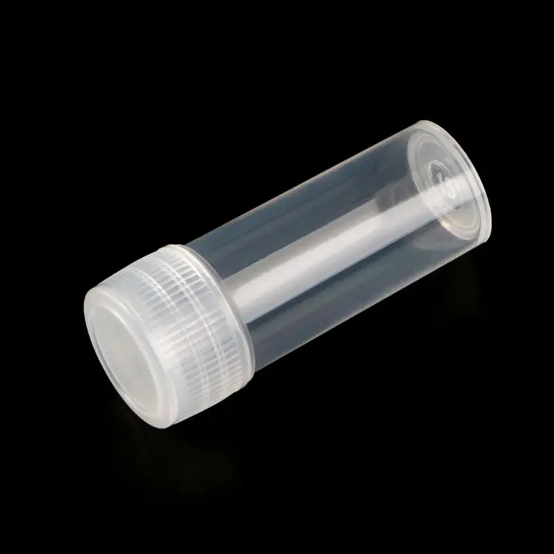 20Pcs 5ml Plastic Test Tubes Vials Sample Container Powder Craft Screw Cap Bottles for Office School Chemistry Supplies
20Pcs 5ml Plastic Test Tubes Vials Sample Container Powder Craft Screw Cap Bottles for Office School Chemistry Supplies