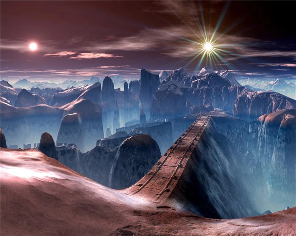 Custom 3d Landscape Wallpaper Fantasy Mountains Natural Danger 3d Wallpaper Digital Printing HD Decorative Beautiful Wallpaper
Custom 3d Landscape Wallpaper Fantasy Mountains Natural Danger 3d Wallpaper Digital Printing HD Decorative Beautiful Wallpaper