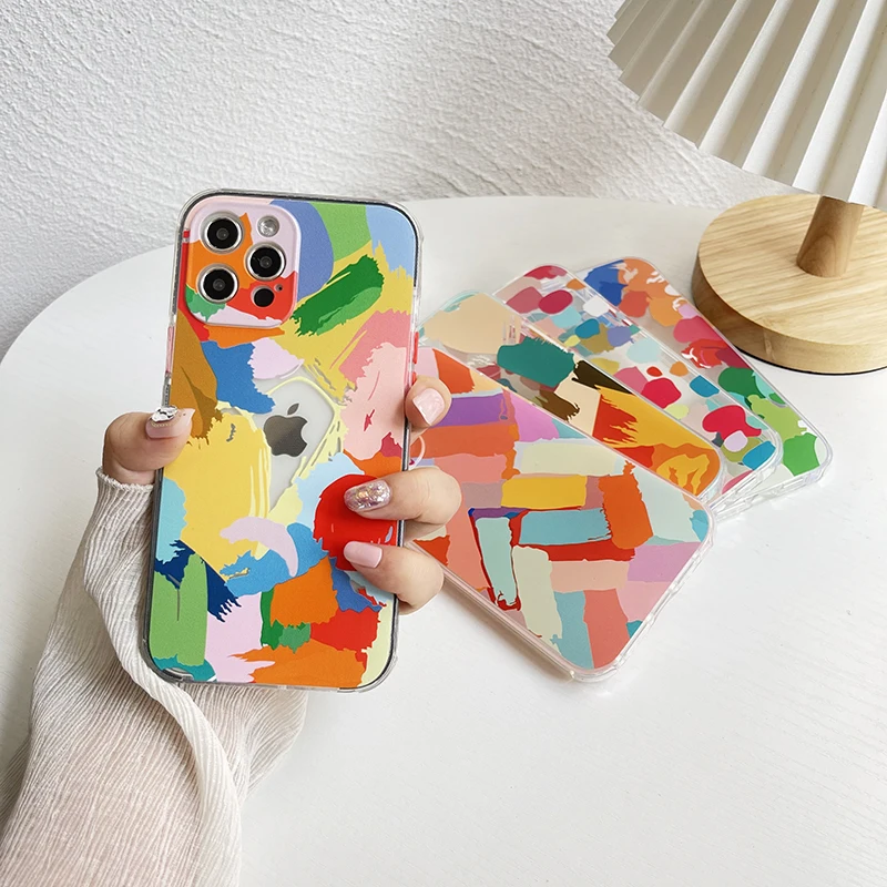Cute Graffiti Slicone Phone Case For iphone 12 Mini 13 11 Pro Max SE 2020 7 8 Plus X XR XS Max Colorful Soft TPU Back Cover
Cute Graffiti Slicone Phone Case For iphone 12 Mini 13 11 Pro Max SE 2020 7 8 Plus X XR XS Max Colorful Soft TPU Back Cover