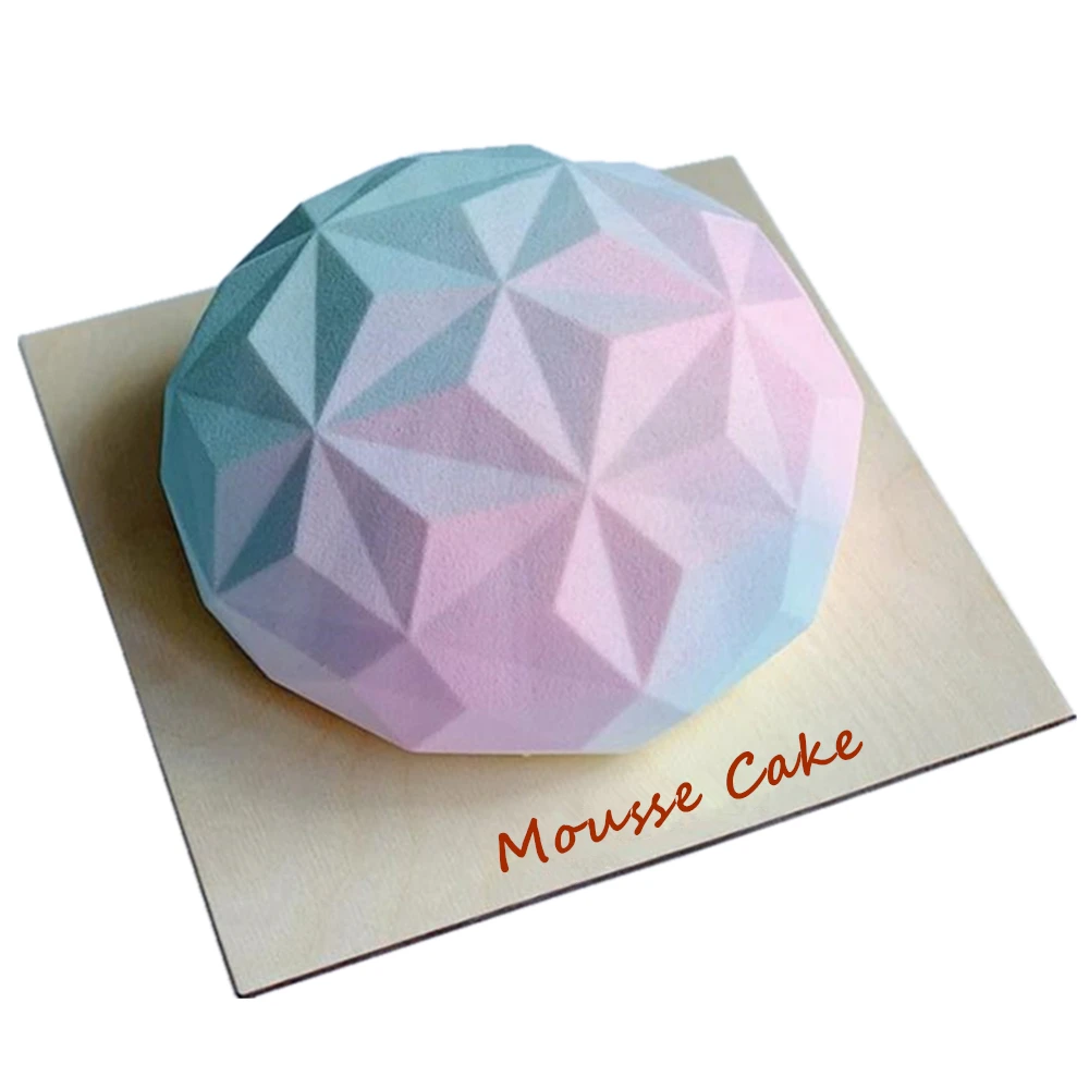 New 3D Silicone Cake Mold Diamond Mousse Dessert Silicone Mousse Cake Moulds Chiffon Cakes Molds for Wedding for Baking Bakeware
New 3D Silicone Cake Mold Diamond Mousse Dessert Silicone Mousse Cake Moulds Chiffon Cakes Molds for Wedding for Baking Bakeware