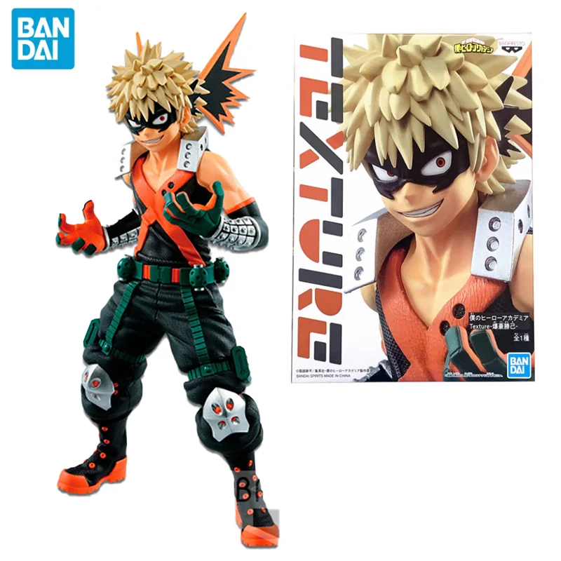 Original Bandai Anime Figure My Hero Academia Bakugou Katsukiaction Figures Texture Doll Toys Collectile Model Decoration Toys
Original Bandai Anime Figure My Hero Academia Bakugou Katsukiaction Figures Texture Doll Toys Collectile Model Decoration Toys