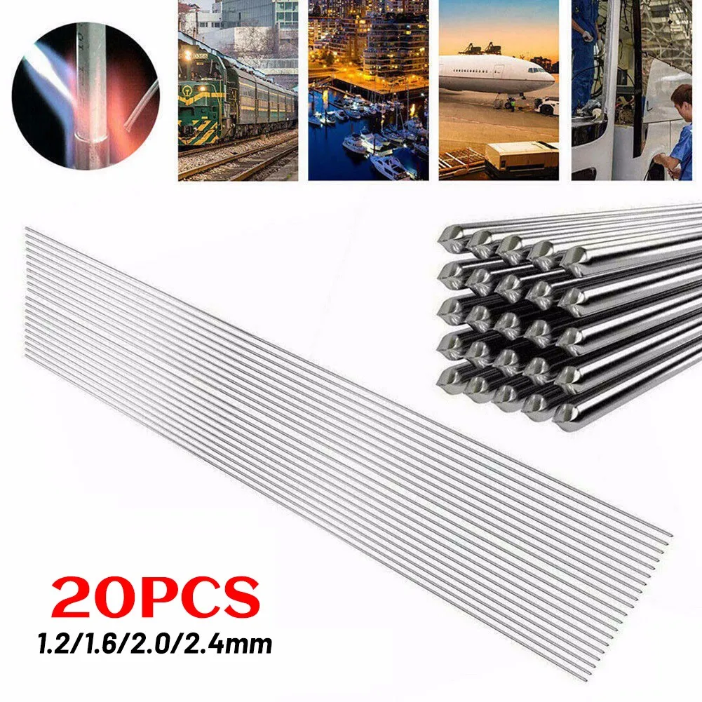 20pcs 330mm ER316L Stainless Steel TIG Welding Rods 1.2mm/2.0mm/1.6mm/2.4mm For Soldering Aluminum No Need Solder Powder
20pcs 330mm ER316L Stainless Steel TIG Welding Rods 1.2mm/2.0mm/1.6mm/2.4mm For Soldering Aluminum No Need Solder Powder