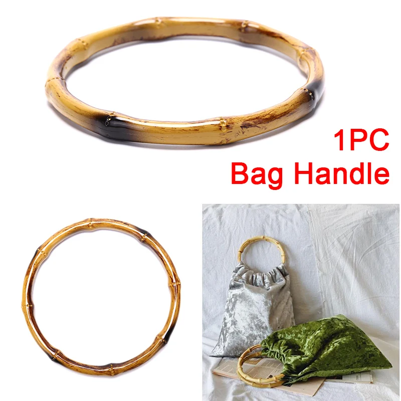 1PC High Quality Round Bamboo Bag Handle For Handbag Handcrafted DIY Bags Accessories
1PC High Quality Round Bamboo Bag Handle For Handbag Handcrafted DIY Bags Accessories