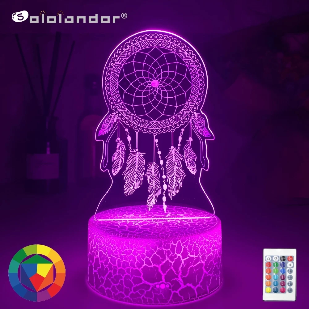 3D led night light lamp creative dream catch net table lamp toy gift for kids family decoration 7 color changing 3d night light
3D led night light lamp creative dream catch net table lamp toy gift for kids family decoration 7 color changing 3d night light