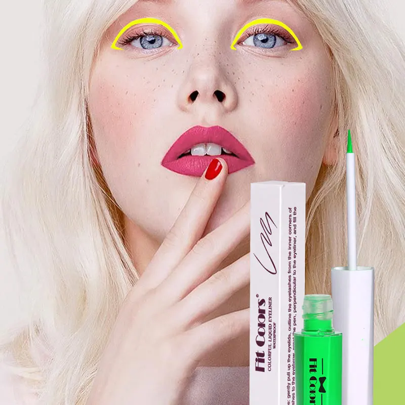 8 Color Luminous Rainbow Eyeliner Fluorescent Luminous Color Liquid Eyeliner Painted Graffiti Waterproof Cosmetics Quick-drying
8 Color Luminous Rainbow Eyeliner Fluorescent Luminous Color Liquid Eyeliner Painted Graffiti Waterproof Cosmetics Quick-drying