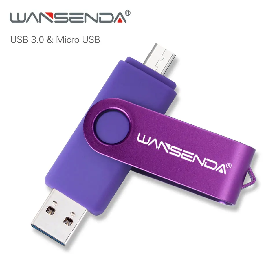 WANSENDA Usb 3.0 Flash Drive Dual Drive USB3.0 & Micro USB OTG Pen Drive 16GB 32GB 64GB 128GB 256GB High Speed Pendrive
WANSENDA Usb 3.0 Flash Drive Dual Drive USB3.0 & Micro USB OTG Pen Drive 16GB 32GB 64GB 128GB 256GB High Speed Pendrive