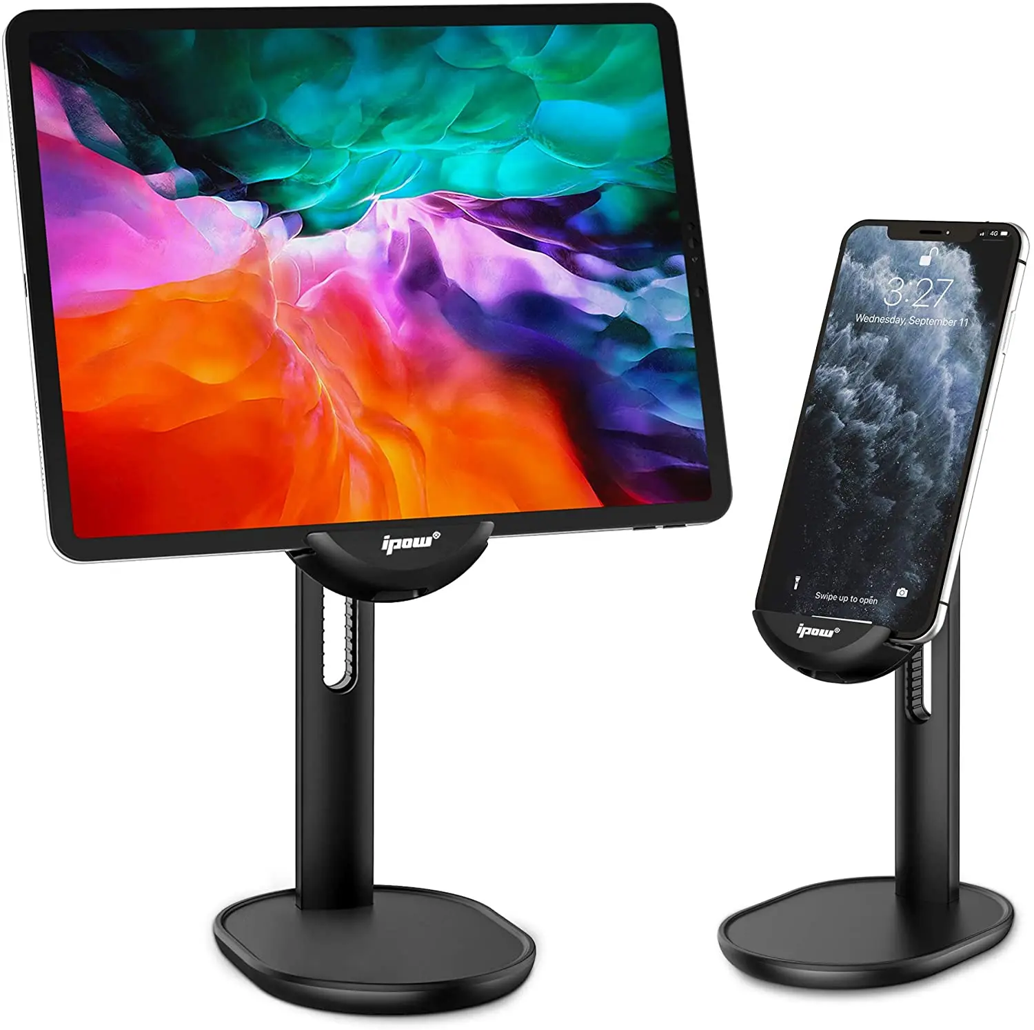 IPOW Adjustable Cell Phone Stand Tablet Holder for Desk,Case Friendly Stably Phone Holder Compatible with iPhone, Samsung,
IPOW Adjustable Cell Phone Stand Tablet Holder for Desk,Case Friendly Stably Phone Holder Compatible with iPhone, Samsung,