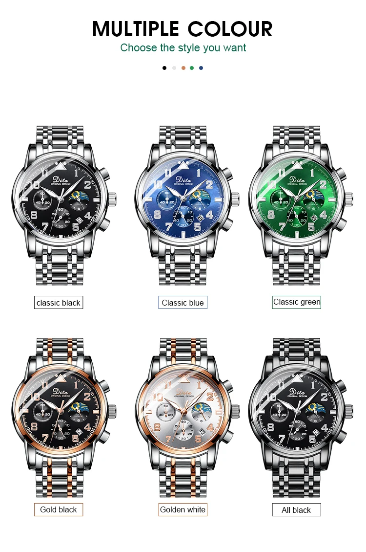New Top Brand Luxury 2021 Fashion Mens Watches Stainless Steel Sports Chronograph Quartz Watch Men Relogio Masculino
New Top Brand Luxury 2021 Fashion Mens Watches Stainless Steel Sports Chronograph Quartz Watch Men Relogio Masculino