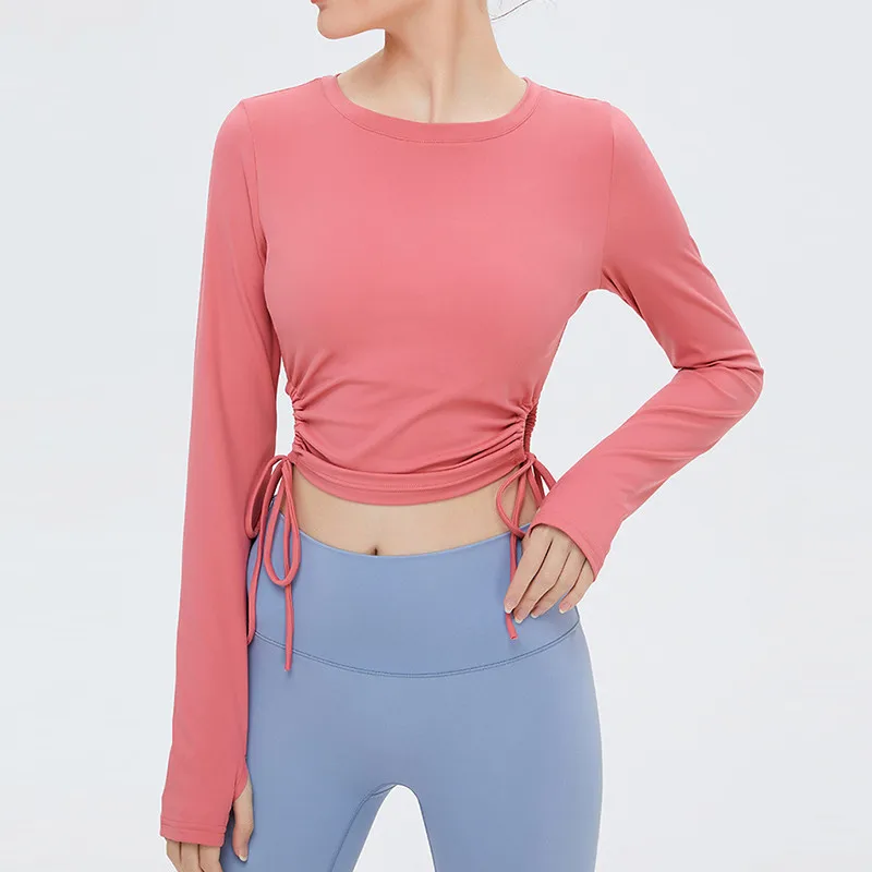 Женская одежда для йоги с длинными рукавами, облегающая пупчатая спортивная куртка для бега, одежда для фитнеса, быстросохнущая футболка, к...
Женская одежда для йоги с длинными рукавами, облегающая пупчатая спортивная куртка для бега, одежда для фитнеса, быстросохнущая футболка, к...