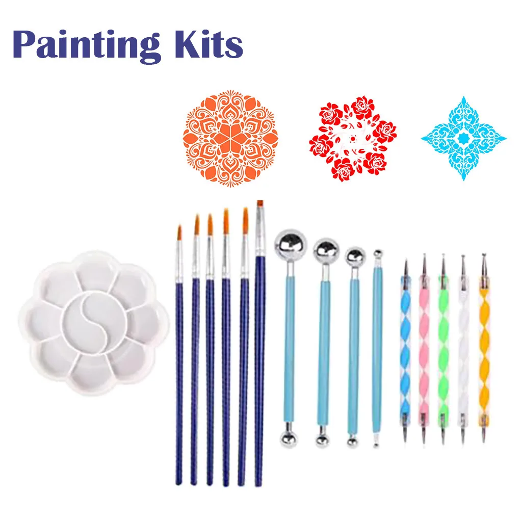19 Pieces Kids Art & Craft Acrylic Painting Brushes Kids Painting Kits Early DIY educational toys for children
19 Pieces Kids Art & Craft Acrylic Painting Brushes Kids Painting Kits Early DIY educational toys for children