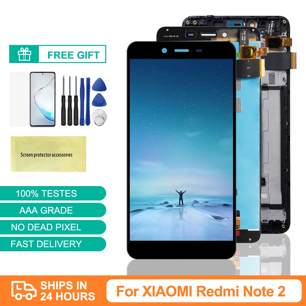 Для Xiaomi Redmi Note 2 ЖК-дисплей сенсорный экран дигитайзер в сборе с рамкой Замена для Xiaomi Redmi Note2 ЖК-экран
Для Xiaomi Redmi Note 2 ЖК-дисплей сенсорный экран дигитайзер в сборе с рамкой Замена для Xiaomi Redmi Note2 ЖК-экран