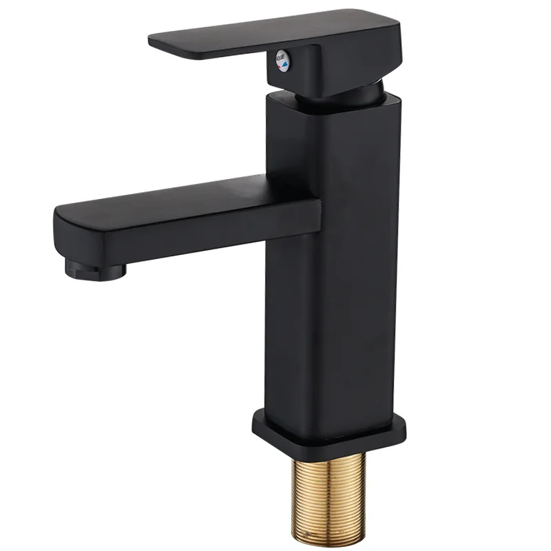 Black Paint Square Basin Faucet Single Handle Cold and Hot Water Faucets Mixer Deck Mounted Wash Basin Tap
Black Paint Square Basin Faucet Single Handle Cold and Hot Water Faucets Mixer Deck Mounted Wash Basin Tap