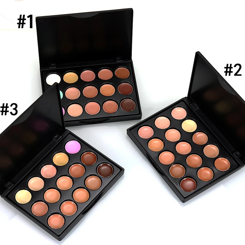15 Colors Professional Concealer Face Cream Highlighter Contour Primer Foundation Makeup Trimming mini Palette T0843
15 Colors Professional Concealer Face Cream Highlighter Contour Primer Foundation Makeup Trimming mini Palette T0843