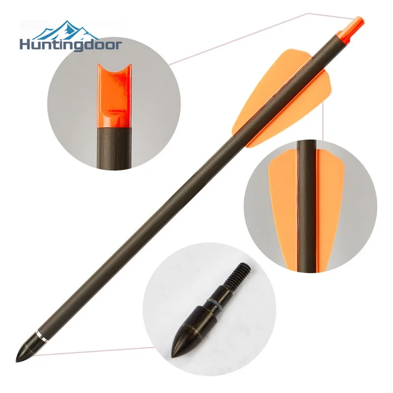 6/12/24 Pcs Pure Carbon Crossbow Arrow 7.5inch Tactical Hunting Archery Arrows Hard Bolts Steel Arrowhead For EK SYSTEM R9
6/12/24 Pcs Pure Carbon Crossbow Arrow 7.5inch Tactical Hunting Archery Arrows Hard Bolts Steel Arrowhead For EK SYSTEM R9