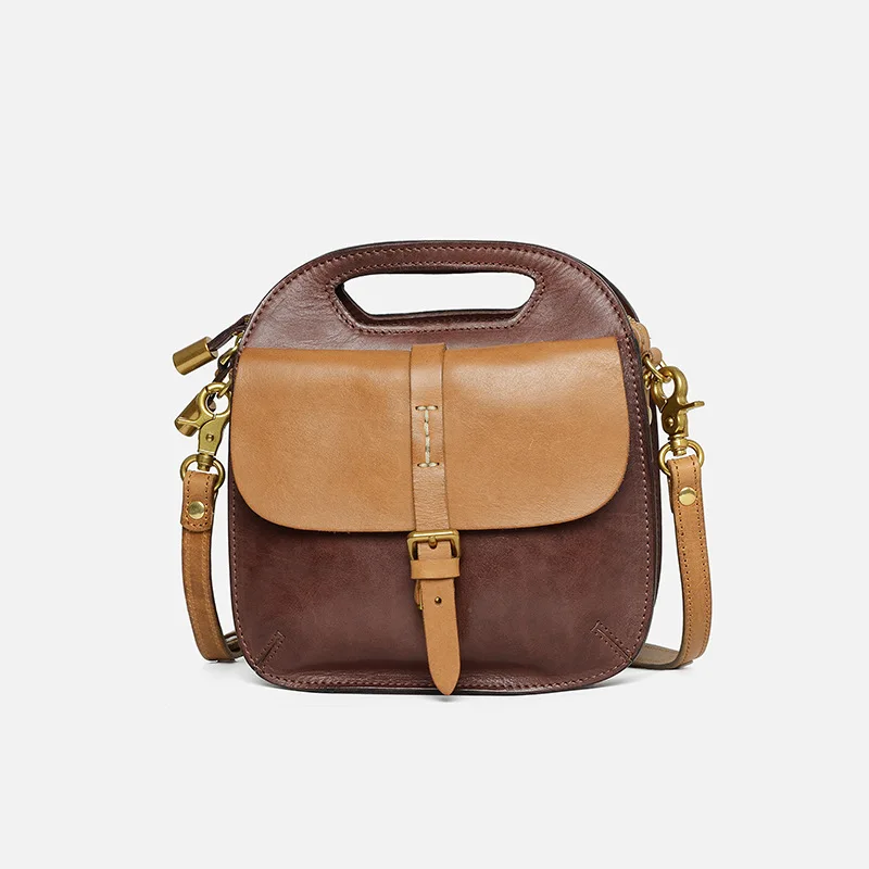 Korean style niche color matching wild popular cross-body fashion one-shoulder retro high-quality leather saddle bag women
Korean style niche color matching wild popular cross-body fashion one-shoulder retro high-quality leather saddle bag women