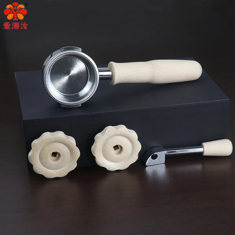 Aixiangru Coffee Machine Handle Italian Stainless Steel 330 Solid Birch Wood Coffee Machine Refitted Accessories 58mm Set
Aixiangru Coffee Machine Handle Italian Stainless Steel 330 Solid Birch Wood Coffee Machine Refitted Accessories 58mm Set