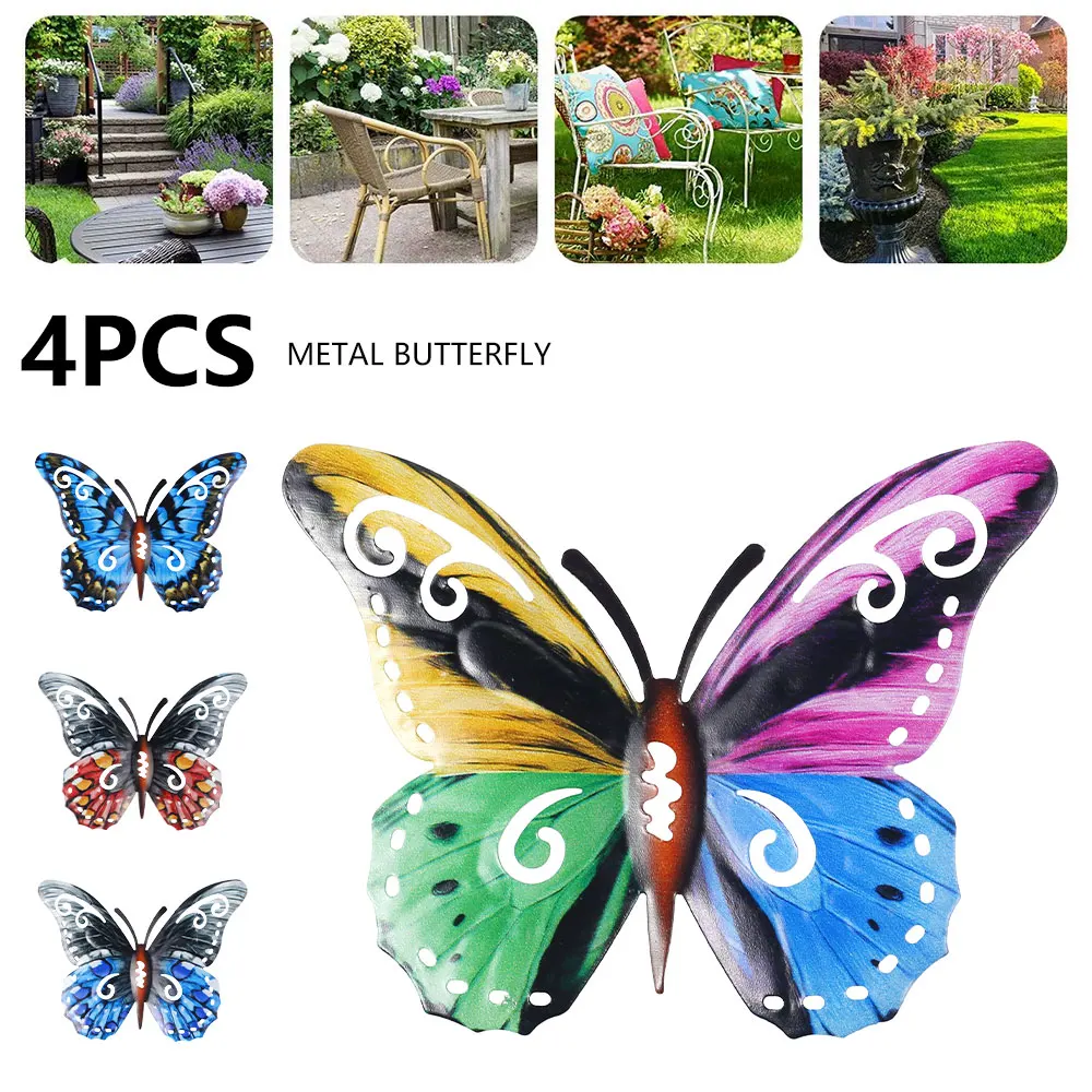 4PCS Butterfly Outdoor Decor Gardening Decoration Wall Decoration Hanging Statue Garden Ornaments Outdoor Hanging Sculpture
4PCS Butterfly Outdoor Decor Gardening Decoration Wall Decoration Hanging Statue Garden Ornaments Outdoor Hanging Sculpture