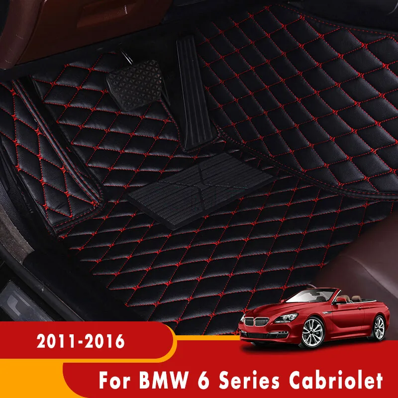 Custom Car Floor Mats For BMW 6 Series Cabriolet 2016 2015 2014 2013 2012 2011 Auto Interiors Accessories Styling Leather Carpet 
Custom Car Floor Mats For BMW 6 Series Cabriolet 2016 2015 2014 2013 2012 2011 Auto Interiors Accessories Styling Leather Carpet
