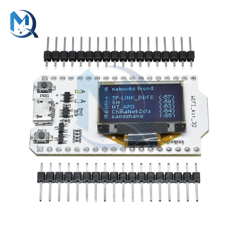 3.3V to 7V ESP32 0.96 Inch OLED Digital Display WIFI Bluetooth Development Board CP2102 Internet of Things For Arduino
3.3V to 7V ESP32 0.96 Inch OLED Digital Display WIFI Bluetooth Development Board CP2102 Internet of Things For Arduino