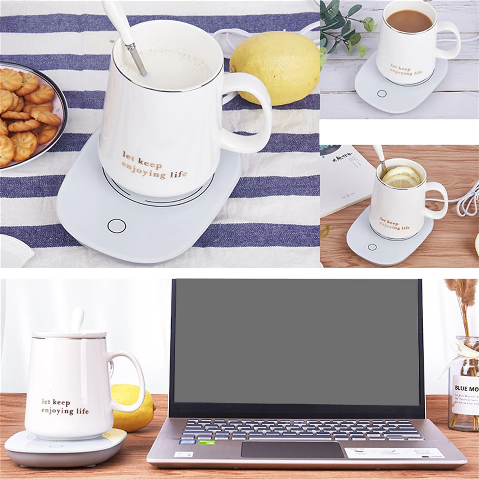 16.2*12cm 55 Degrees USB Warm Coaster Constant Temperature Insulation Cup Heating Pad For Water Milk Tea Warmming
16.2*12cm 55 Degrees USB Warm Coaster Constant Temperature Insulation Cup Heating Pad For Water Milk Tea Warmming