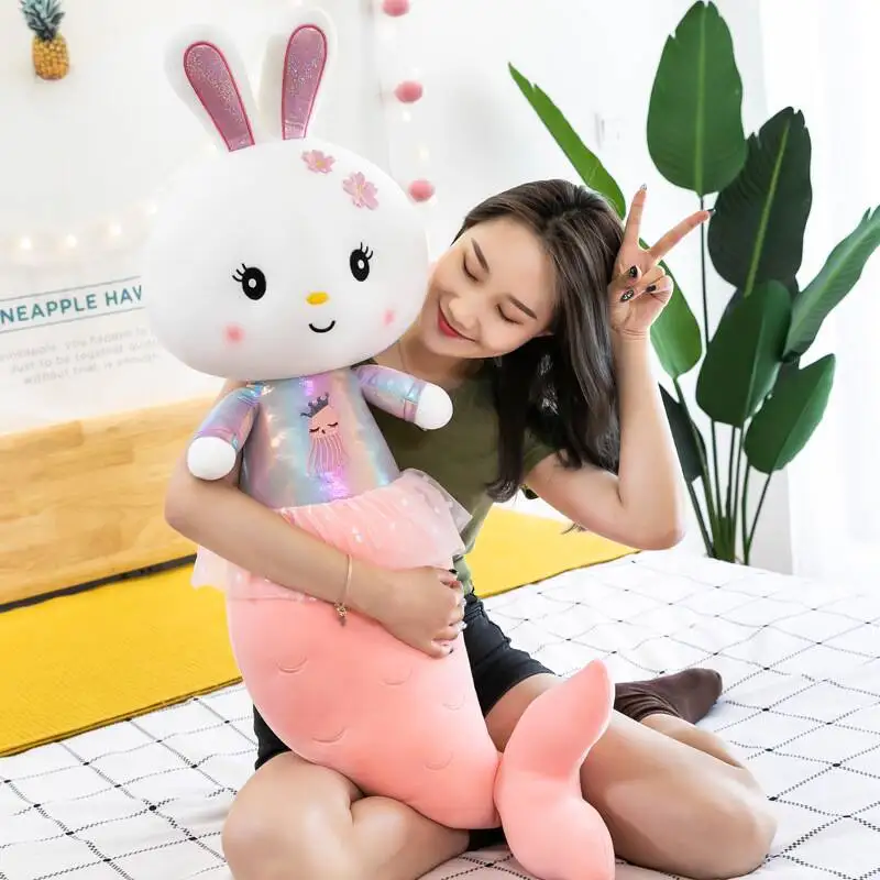 95CM Mermaid Rabbit Plush Toy Girlfriend Birthday Christmas Gift
95CM Mermaid Rabbit Plush Toy Girlfriend Birthday Christmas Gift