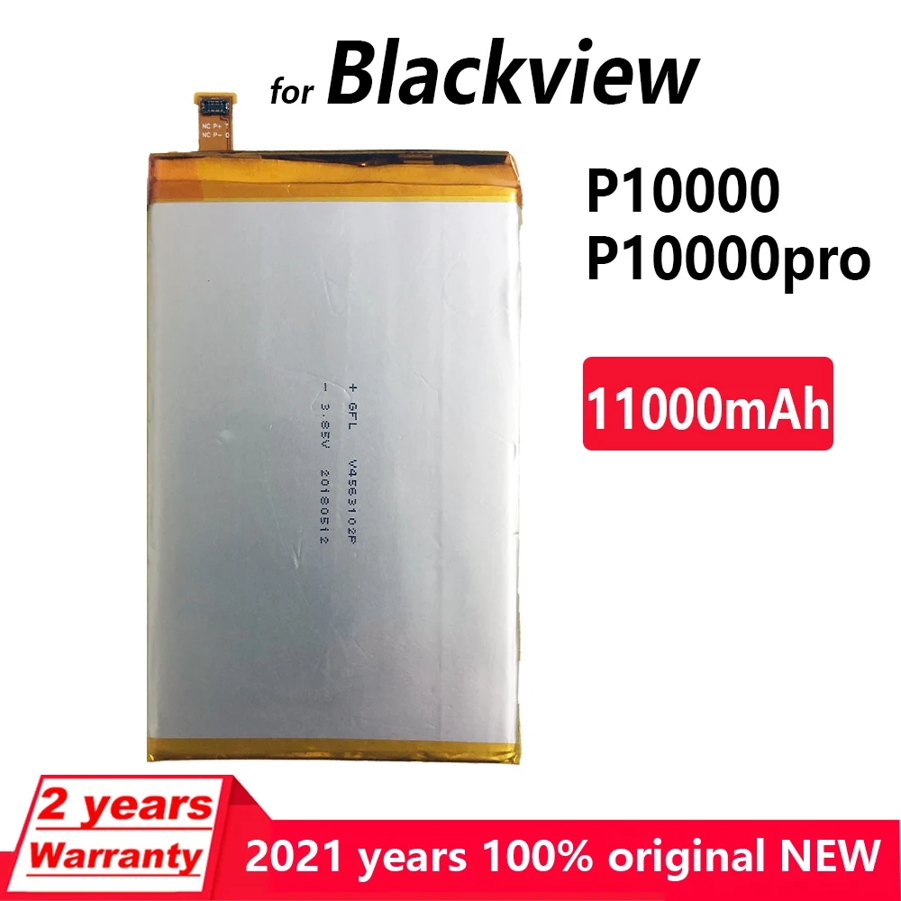 New Original 11000mAh P10000 Phone battery For Blackview P10000 Pro Genuine Replacement Batteries Bateria With Tracking number
New Original 11000mAh P10000 Phone battery For Blackview P10000 Pro Genuine Replacement Batteries Bateria With Tracking number