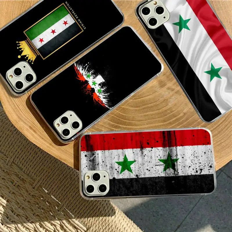 YNDFCNB Syria national Flag Phone Case for iPhone 11 12 13 mini pro XS MAX 8 7 6 6S Plus X 5S SE 2020 XR case
YNDFCNB Syria national Flag Phone Case for iPhone 11 12 13 mini pro XS MAX 8 7 6 6S Plus X 5S SE 2020 XR case