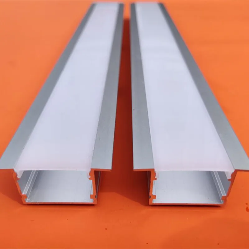 

2M/PCS High Quality RECESSED Aluminum Strip Aluminium Panel Round Black Led Profile Alu Led Channel