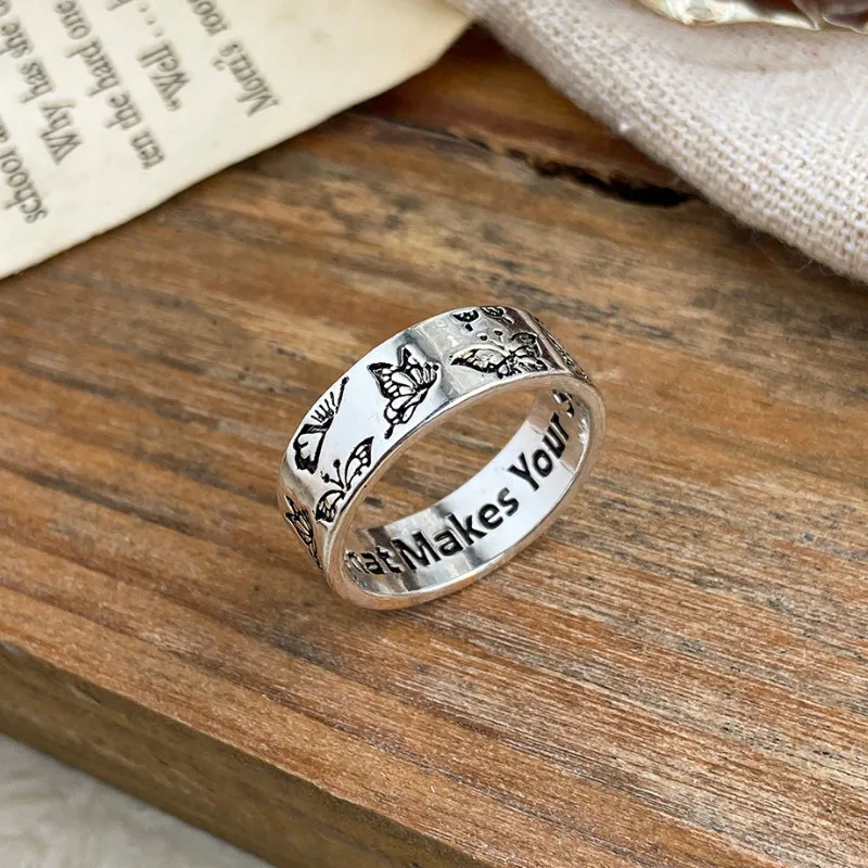 Fashion Punk Joint Rings Jewelry Engraving Butterfly Ring for Women Accessiory
Fashion Punk Joint Rings Jewelry Engraving Butterfly Ring for Women Accessiory
