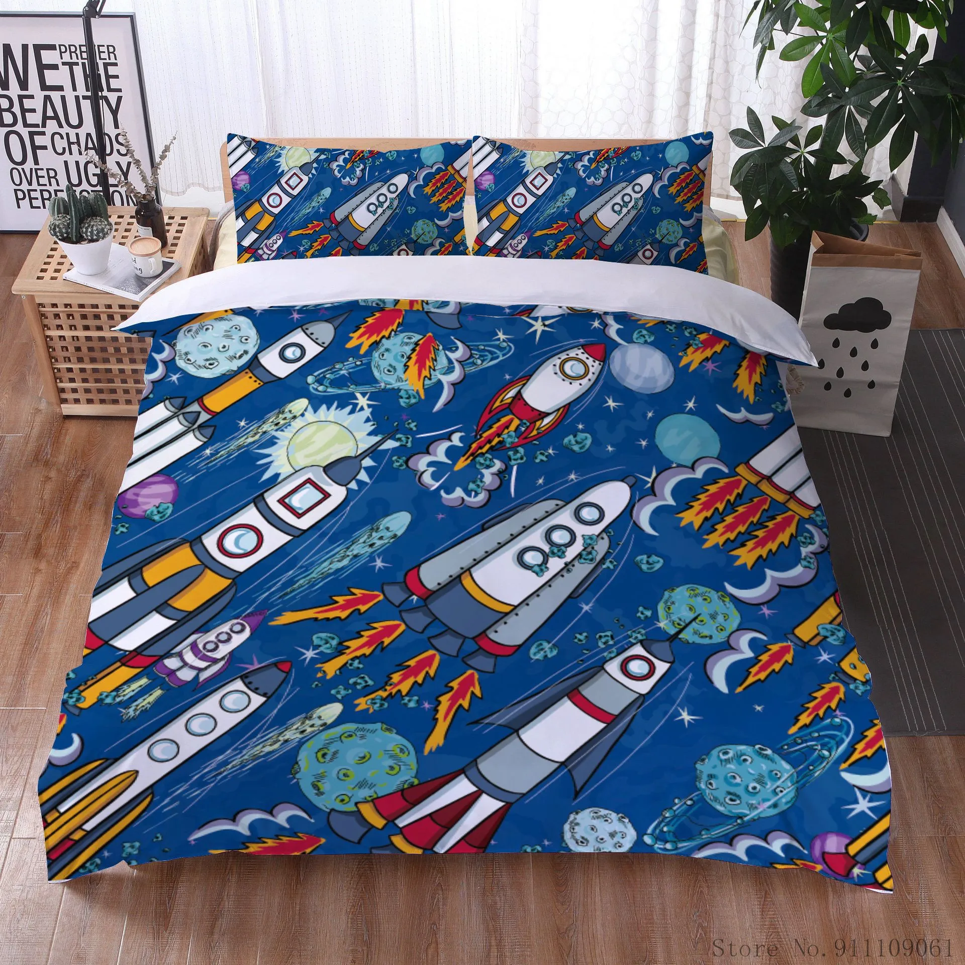 3D Cartoon Rocket Printed Home Textile Lemon Dragon Fruit Pattern Bedding Set Quilt Cover Pillowcase Cover Double Queen Bed Set
3D Cartoon Rocket Printed Home Textile Lemon Dragon Fruit Pattern Bedding Set Quilt Cover Pillowcase Cover Double Queen Bed Set