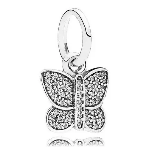 Genuine 925 Sterling Silver Charm Butterfly Dangle With Crystal Pendant Beads Fit pandora Bracelet & Necklace DIY Jewelry
Genuine 925 Sterling Silver Charm Butterfly Dangle With Crystal Pendant Beads Fit pandora Bracelet & Necklace DIY Jewelry
