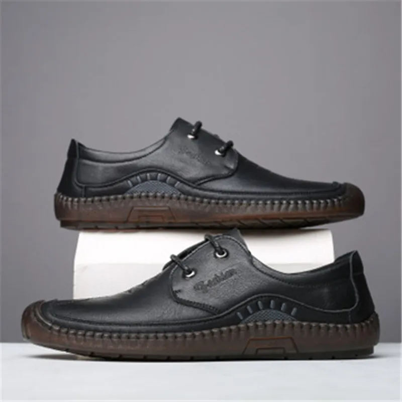 New 2021 Spring Autumn Casual Sneakers Men Driving Comfortable Quality Leather Lace up trend Loafers Hot Sale Moccasins Tooling
New 2021 Spring Autumn Casual Sneakers Men Driving Comfortable Quality Leather Lace up trend Loafers Hot Sale Moccasins Tooling