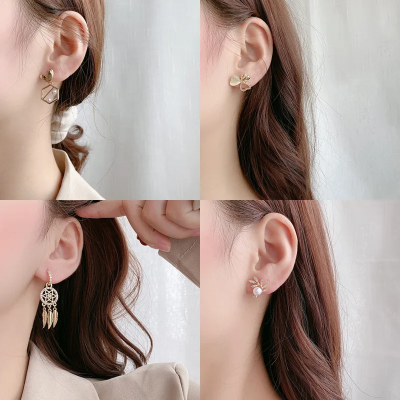 New Simple Flower Butterfly Rabbit Radish Earrings Fashion Rhinestones Lover Imitation Pearl Earring Bride Jewelry Girl Gift
New Simple Flower Butterfly Rabbit Radish Earrings Fashion Rhinestones Lover Imitation Pearl Earring Bride Jewelry Girl Gift