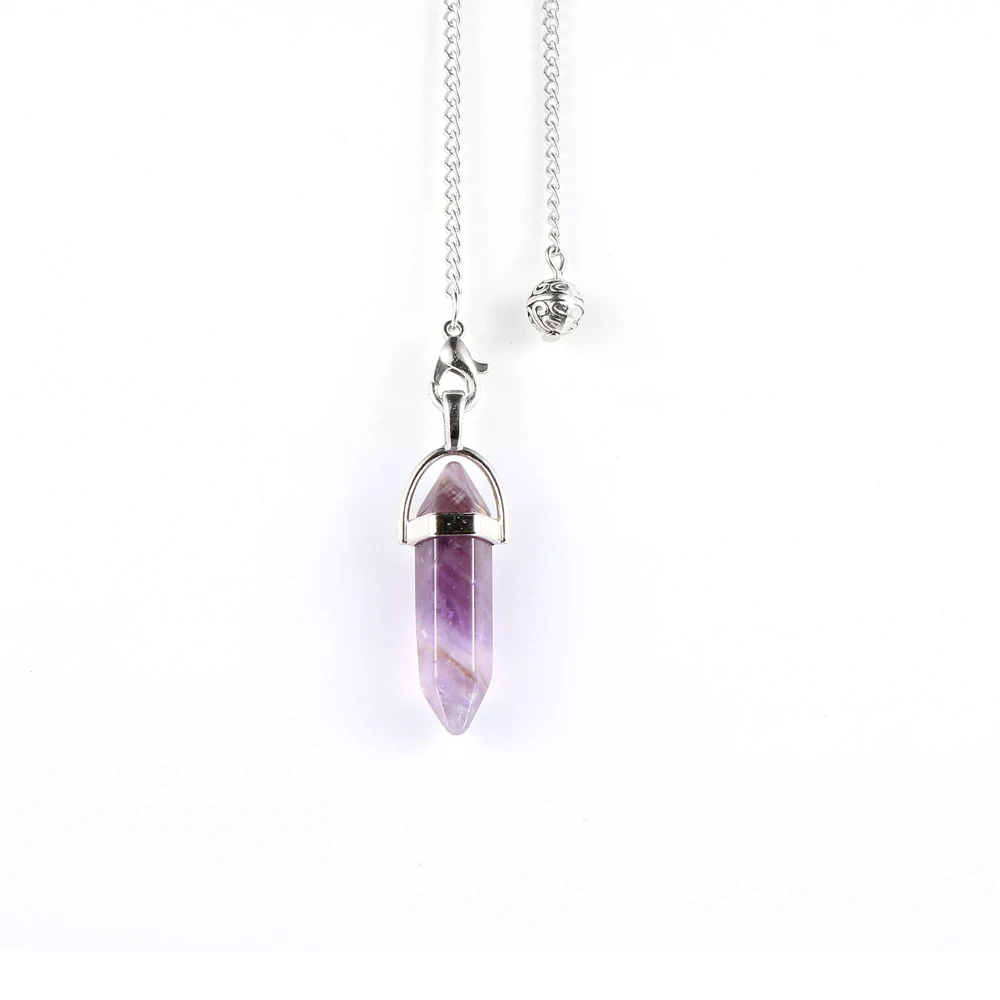 Natural Stone Hexagonal Bullet Pendant Pendulum Tiger Eye Reiki Healing Crystal Column Amule Pendule Dowsing Divination
Natural Stone Hexagonal Bullet Pendant Pendulum Tiger Eye Reiki Healing Crystal Column Amule Pendule Dowsing Divination