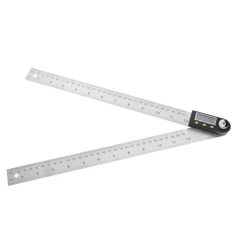 Digital Display Goniometer 0-200/300/500 Stainless Steel Protractor Woodworking Angle Square Protractor Goniometer
Digital Display Goniometer 0-200/300/500 Stainless Steel Protractor Woodworking Angle Square Protractor Goniometer