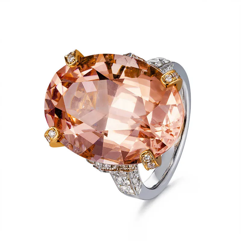 New Trendy Silver Plated Oval Natural Zircon Open Rings For Women Champagne CZ Stone Inlay Fashion Jewelry Wedding Party Gift
New Trendy Silver Plated Oval Natural Zircon Open Rings For Women Champagne CZ Stone Inlay Fashion Jewelry Wedding Party Gift