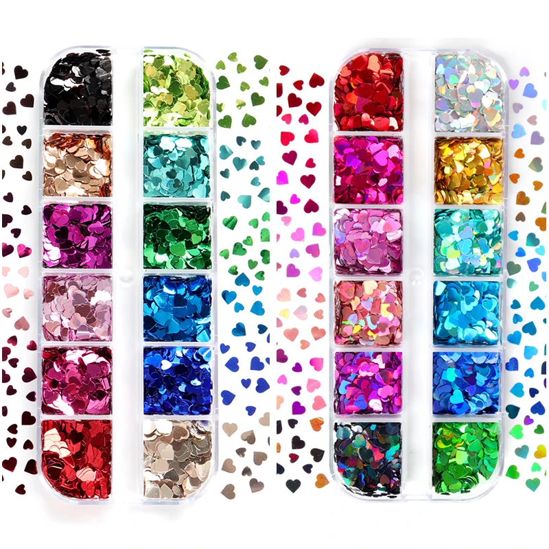 2Pcs Red Sweet Love Heart Sequins Glitter Kit For Nail Charms Design Valentine's Manicure Gel Polish Nails Accessories RK390102
2Pcs Red Sweet Love Heart Sequins Glitter Kit For Nail Charms Design Valentine's Manicure Gel Polish Nails Accessories RK390102