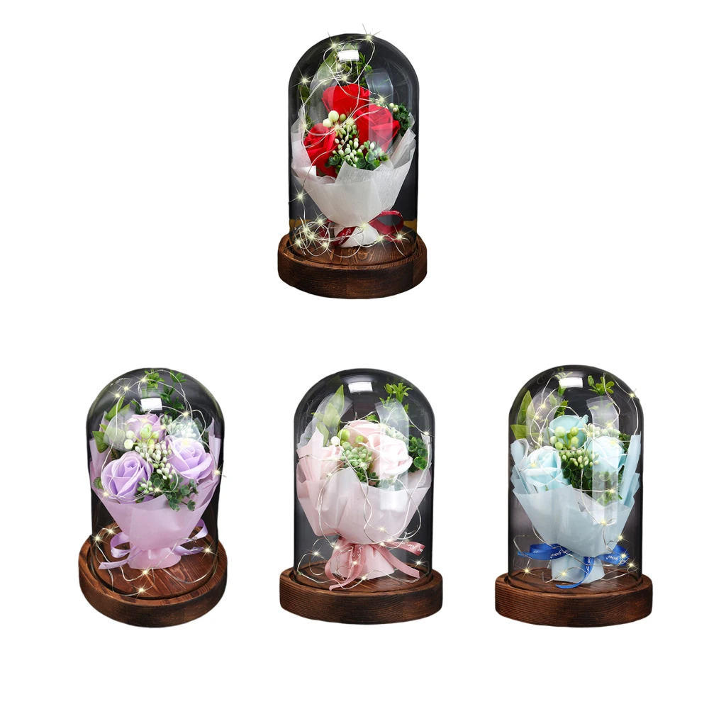 20*15cm Fresh Non-toxic Powder-free Plastic Cuttings Valentine's Day Surprise Gift Soap Eternal Rose Bouquet LED Light New
20*15cm Fresh Non-toxic Powder-free Plastic Cuttings Valentine's Day Surprise Gift Soap Eternal Rose Bouquet LED Light New
