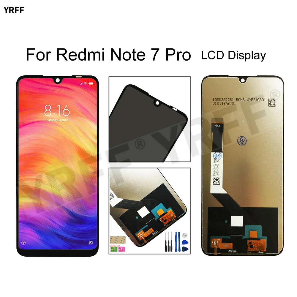 For Redmi Note 7 Pro LCD Screens 6.3'' Note7 pro LCD Display Touch Screen Digitizer Assembly Panel Sensor Phone Repair Sets
For Redmi Note 7 Pro LCD Screens 6.3'' Note7 pro LCD Display Touch Screen Digitizer Assembly Panel Sensor Phone Repair Sets