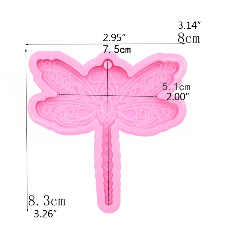 Dragonfly Keychain Epoxy Resin Mold Key Chain Earrings Pendants Silicone Mould 97QF
Dragonfly Keychain Epoxy Resin Mold Key Chain Earrings Pendants Silicone Mould 97QF