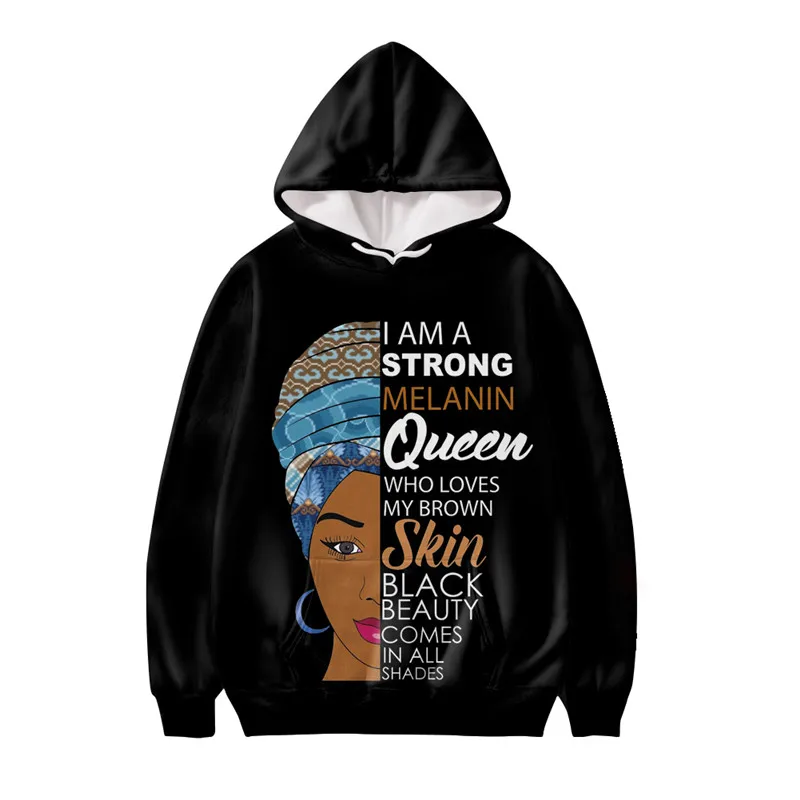 Nopersonality Women I Am A Strong Melanin Queen Sweatshirt African Black Girls Magic Print Hoodies Oversized Pullover for Ladies
Nopersonality Women I Am A Strong Melanin Queen Sweatshirt African Black Girls Magic Print Hoodies Oversized Pullover for Ladies